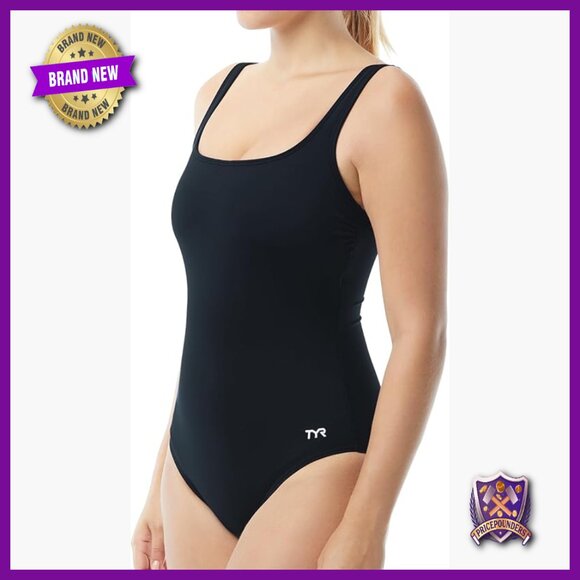 Women's One Piece Swimsuit Size 14 UPF 50+ Chlorine Proof Controlfit